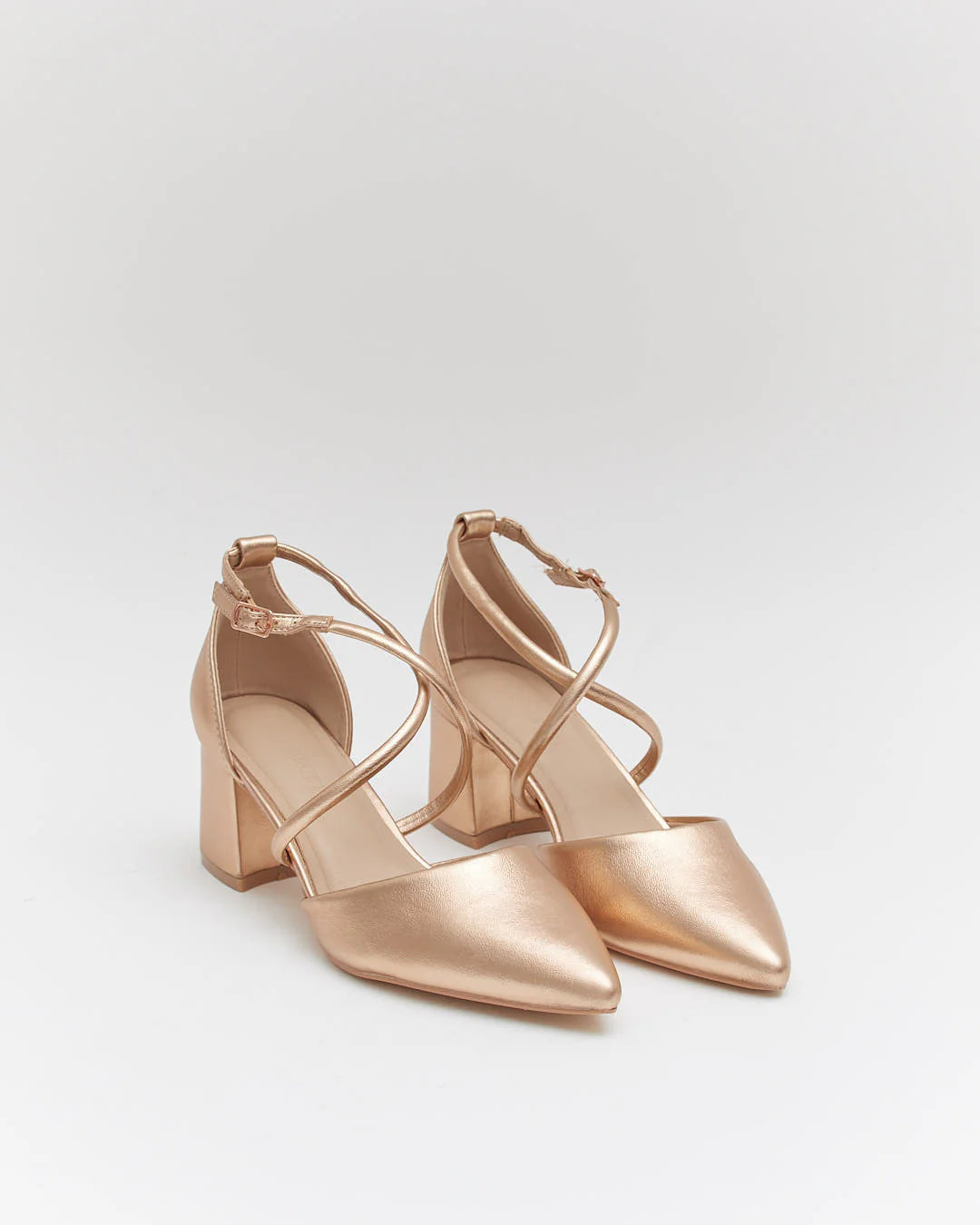 ZAPATO TACON AMANDA CHAMPAGNE