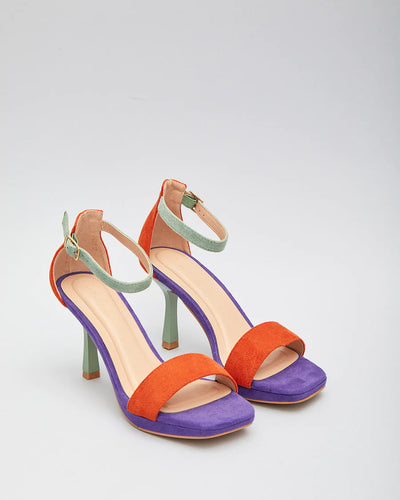 SANDALIA TACÓN YUMARA ORANGE