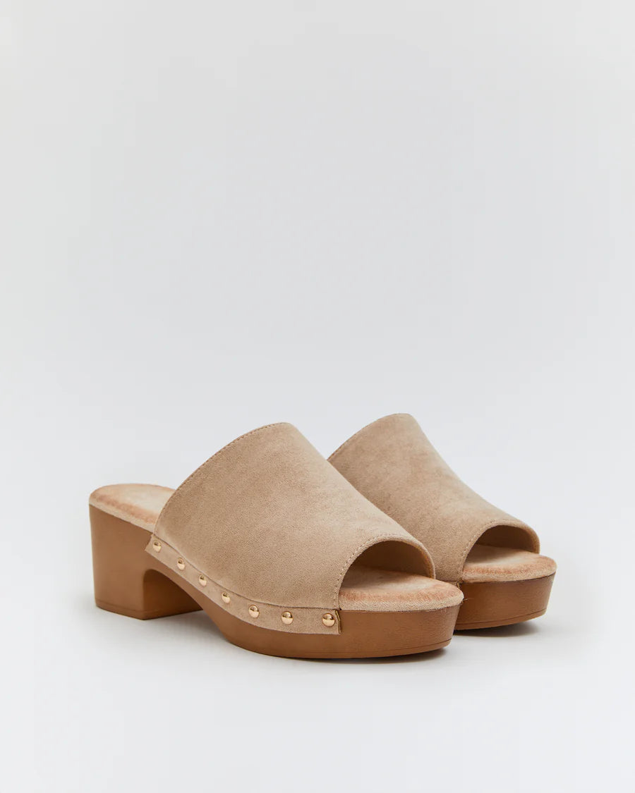 SANDALIA TACÓN MARIA ANGELES BEIGE
