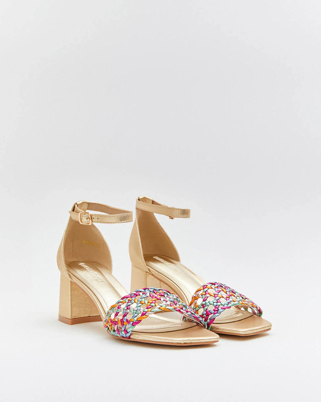 SANDALIA TACÓN ALAIA MULTICOLOR