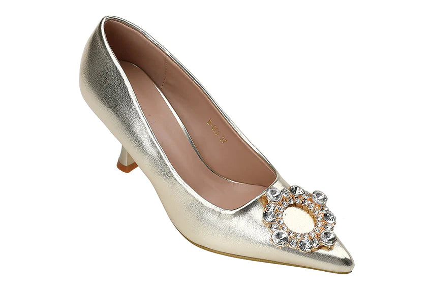 ZAPATO TACÓN SANA GOLD