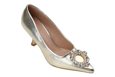 ZAPATO TACÓN SANA GOLD