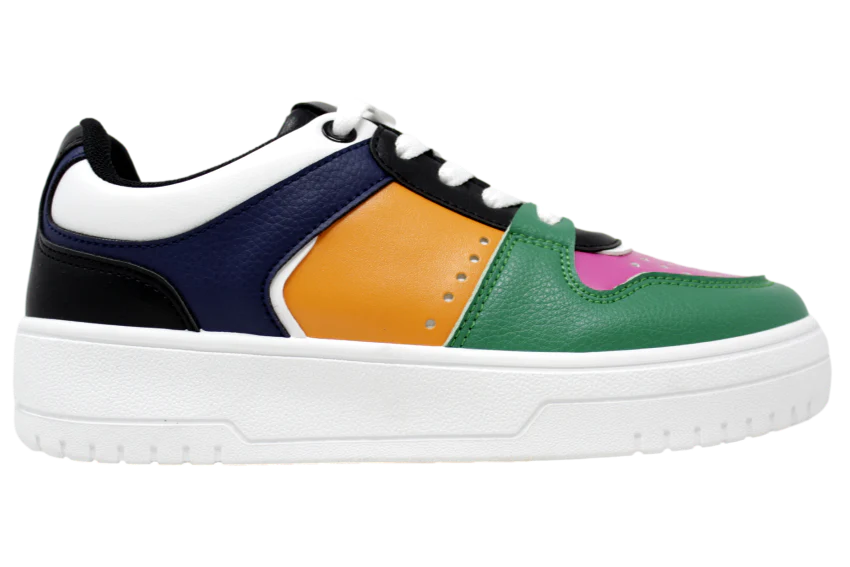 SNEAKER VALENTINA GREEN/ORANGE