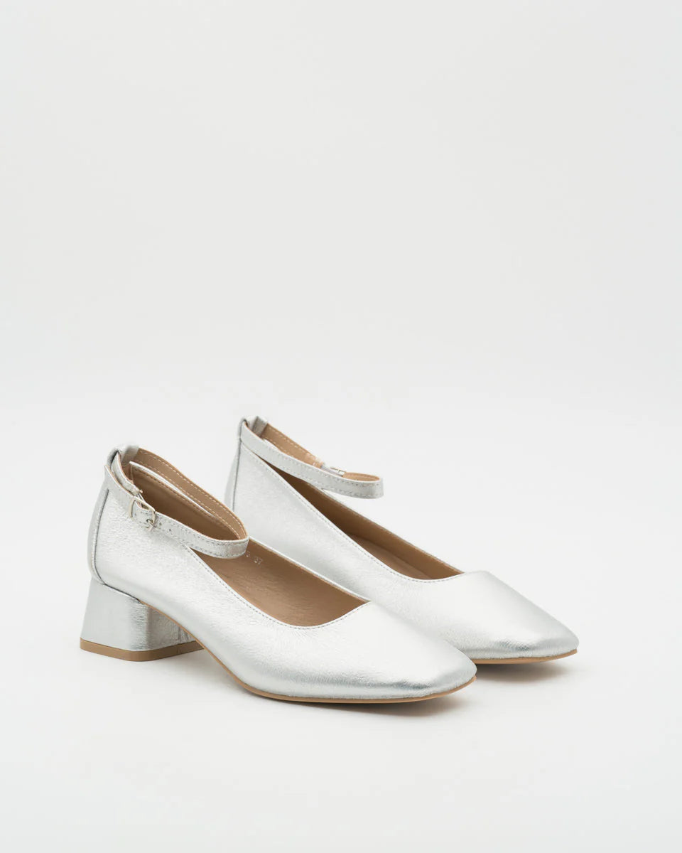 ZAPATO TACÓN ABRIL SILVER