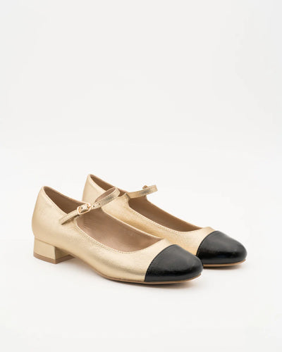 ZAPATO TACÓN MONICA GOLD