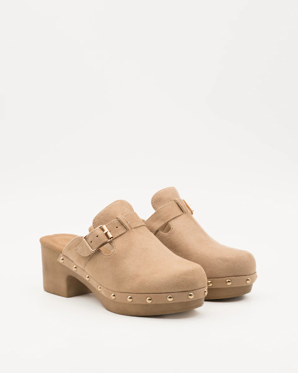 SANDALIA TACÓN NOELIA BEIGE