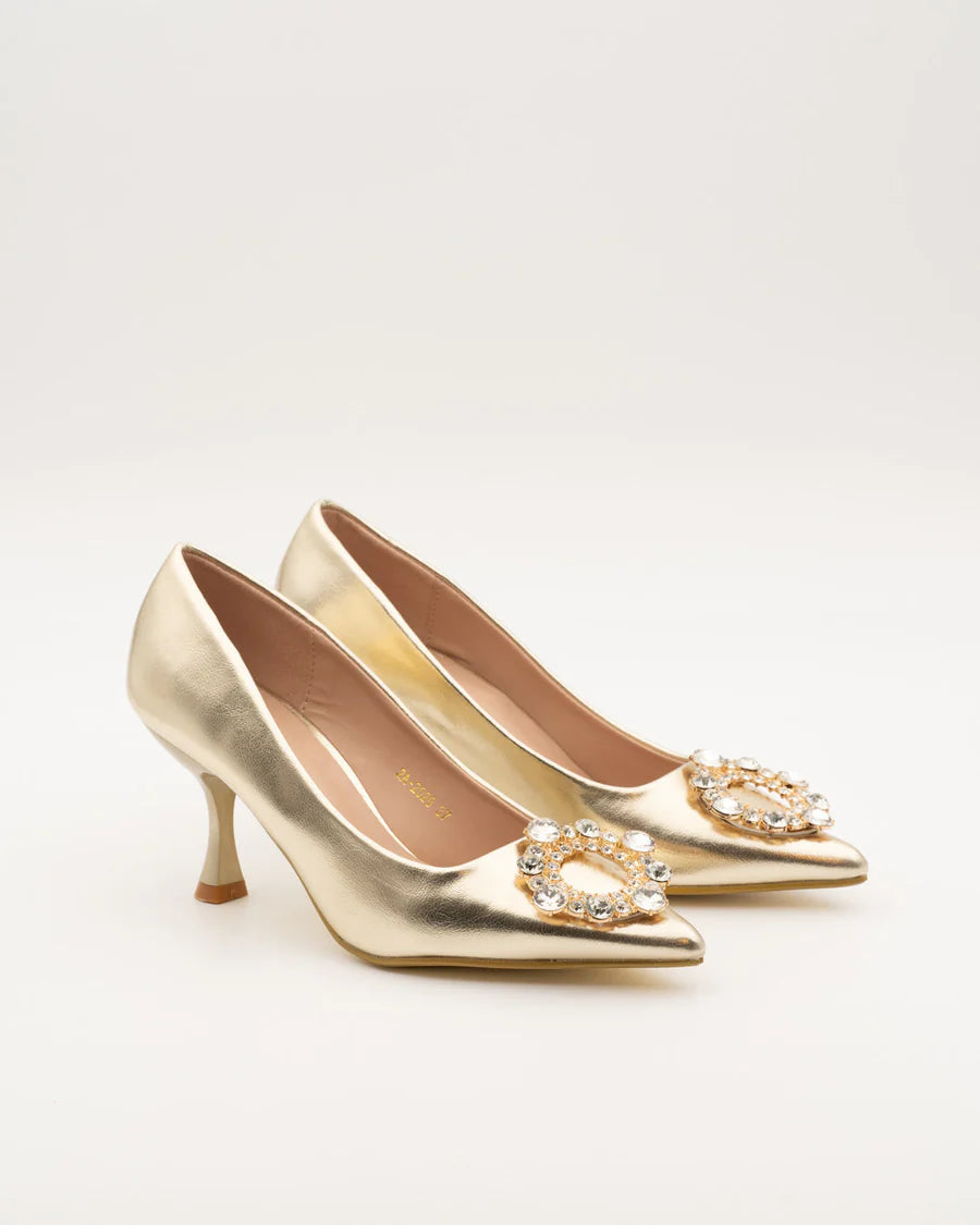 ZAPATO TACÓN SANA GOLD