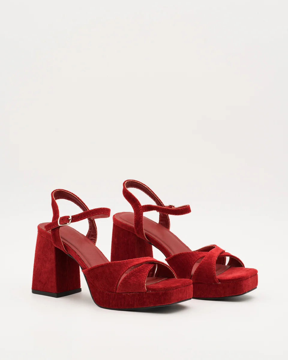 SANDALIA TACON BAIA RED