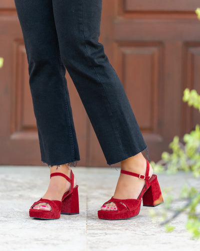 SANDALIA TACON BAIA RED