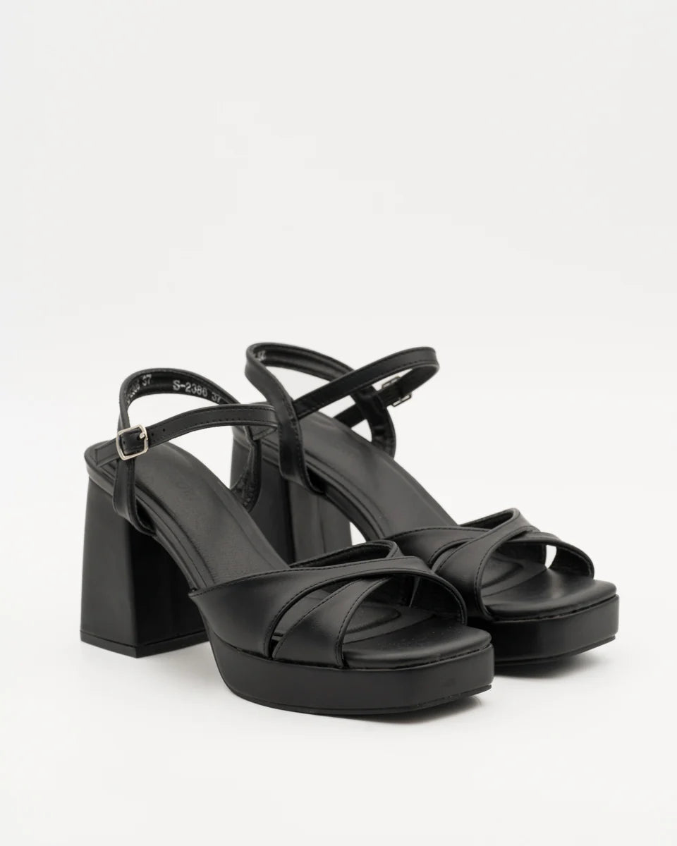 SANDALIA TACON ALDANA BLACK