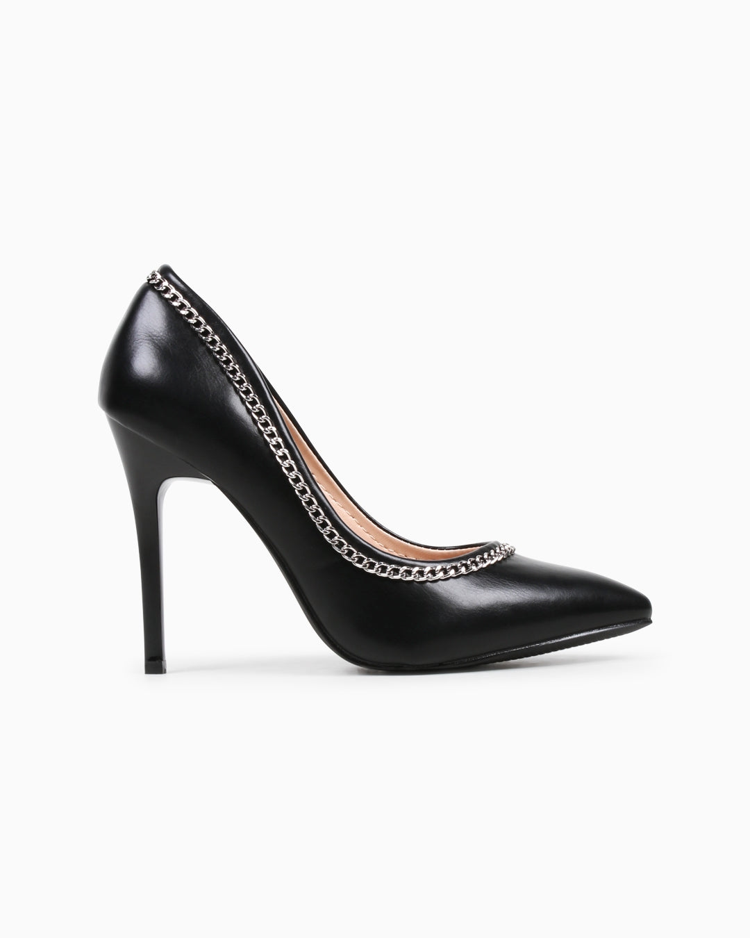 Zapato Tacón String Negro