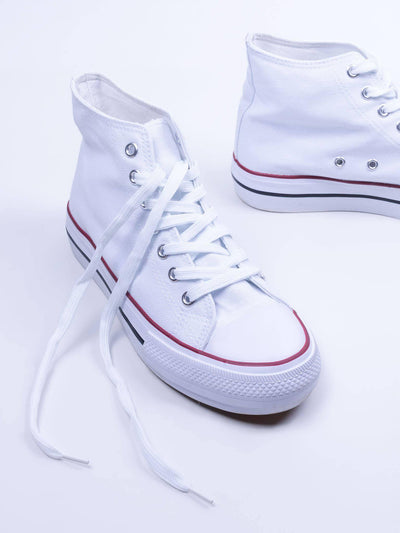 Zapatilla Hiky Mid Blanco - MMShoes