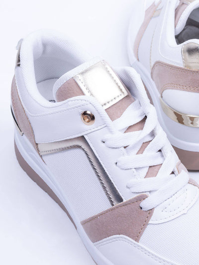 Sneaker Basel White Gold - MMShoes