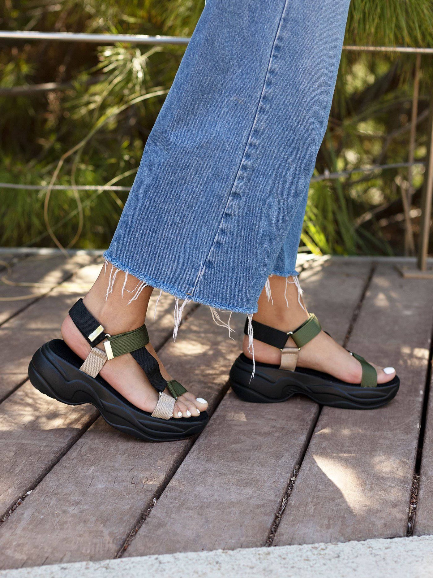 Sandalia Mayden Verde - MMShoes