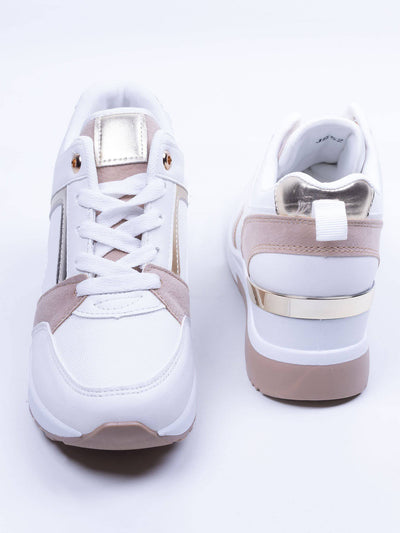 Sneaker Basel White Gold - MMShoes