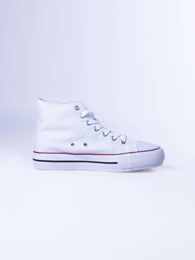 Zapatilla Hiky Mid Blanco - MMShoes