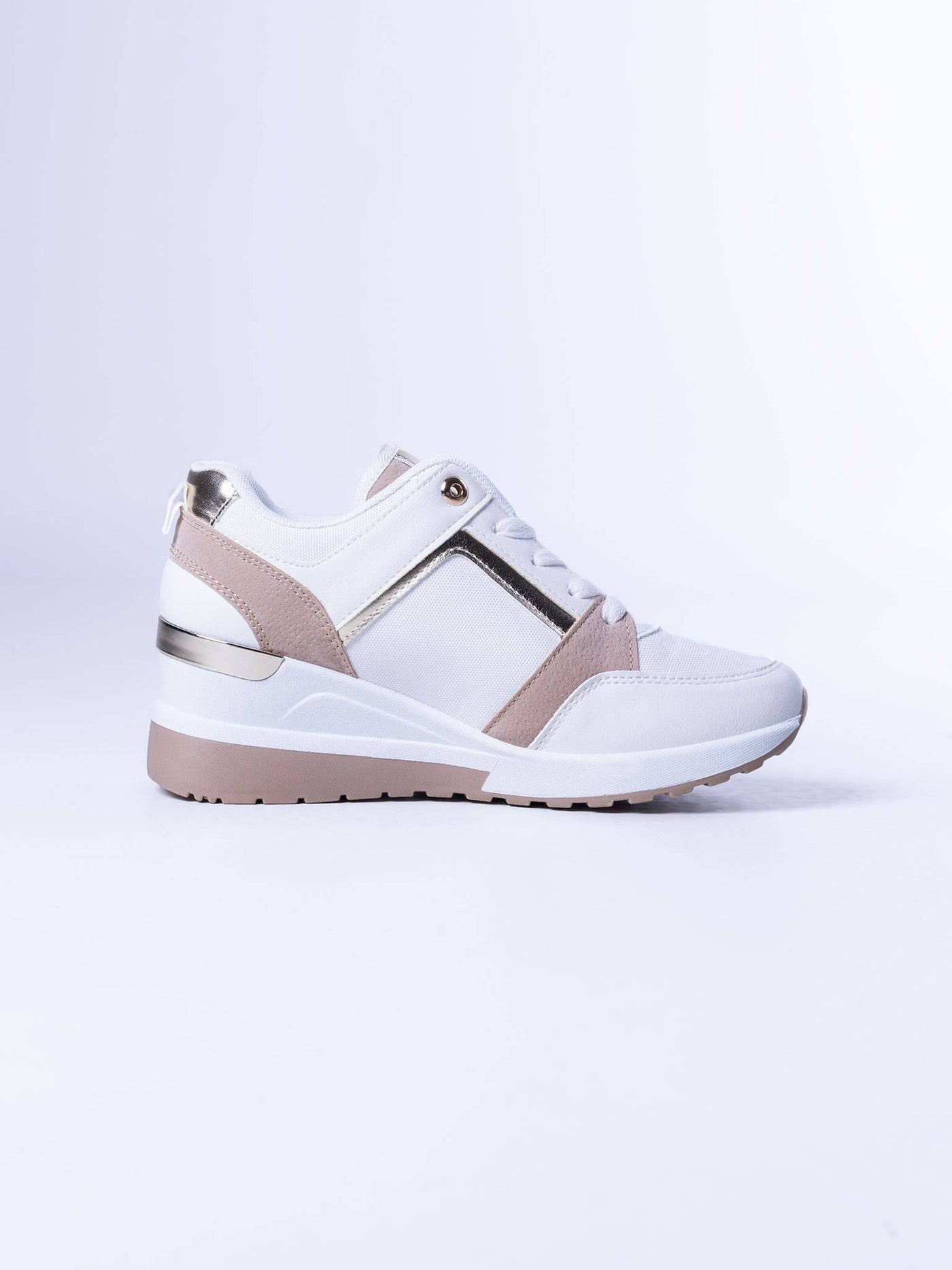 Sneaker Basel White Gold - MMShoes