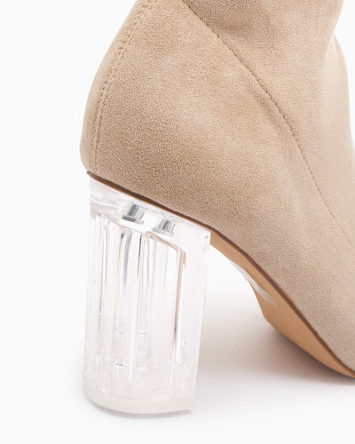 Bota Alta Anabel Beige