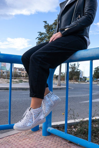 Bamba STAR Mid Silver - MMShoes
