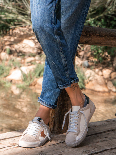 Bamba STAR Taupe/Verde - MMShoes