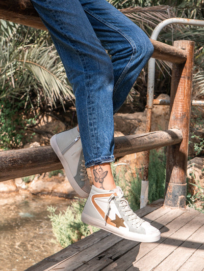 Bamba STAR Mid Cuero/Kaki - MMShoes