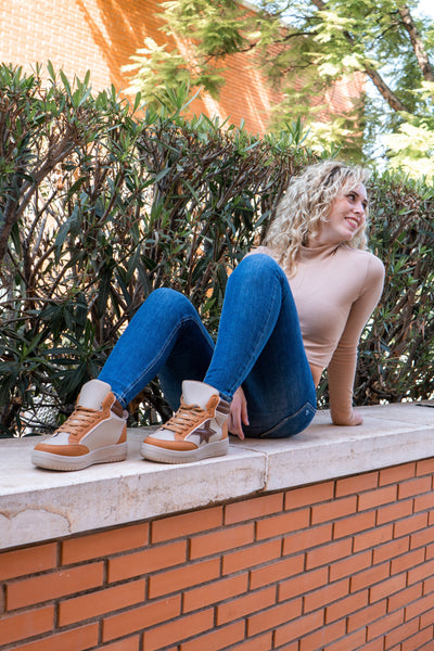 Sneaker Beam Camel - MMShoes