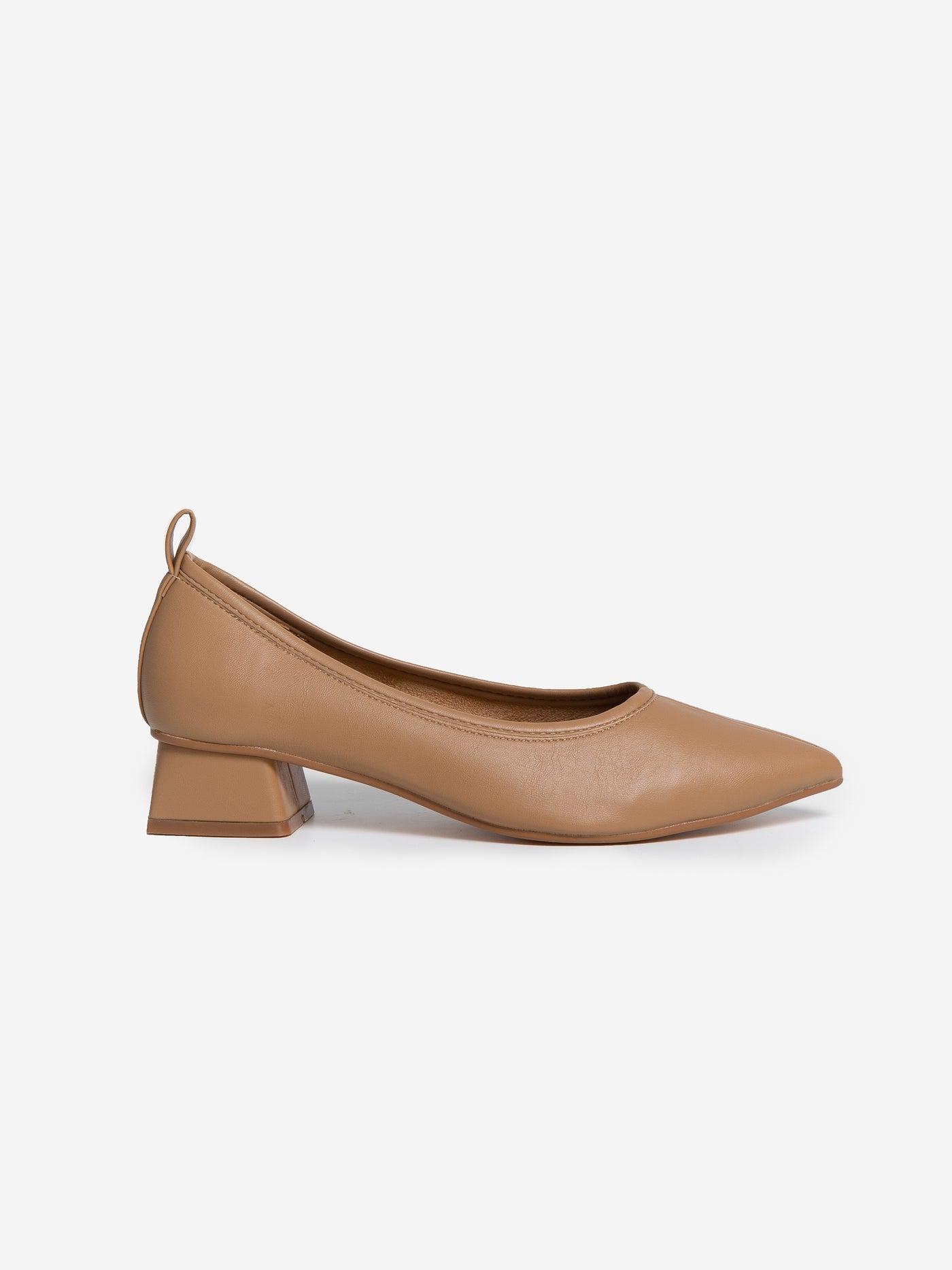 Zapato Tacón Hasma Camel