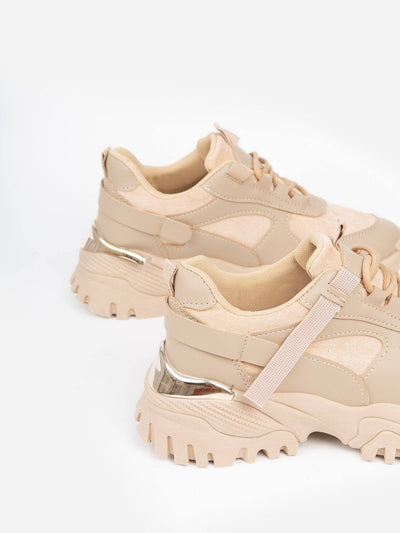 Sneaker Line Beige - MMShoes