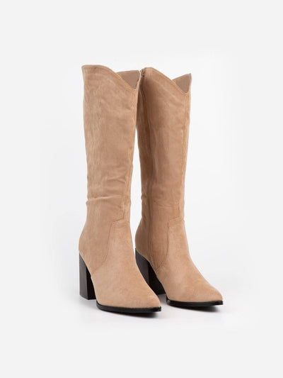 Bota Suede Beige - MMShoes