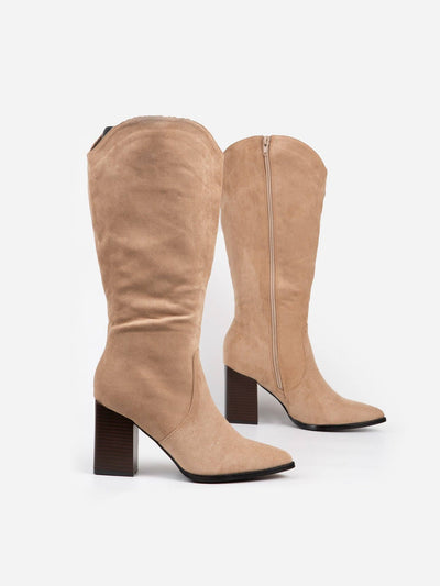 Bota Suede Beige - MMShoes