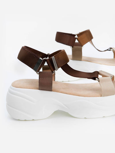 Sandalia Mayden Beige - MMShoes