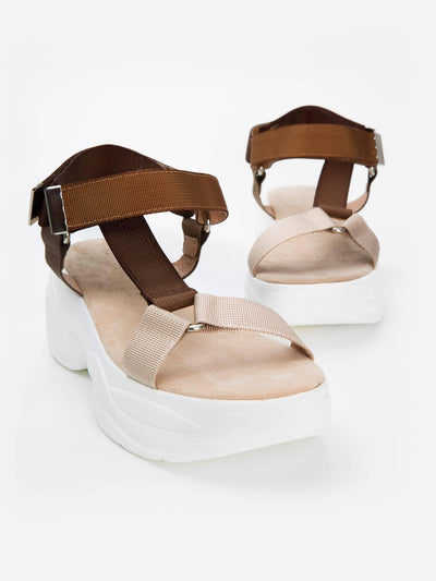 Sandalia Mayden Beige - MMShoes