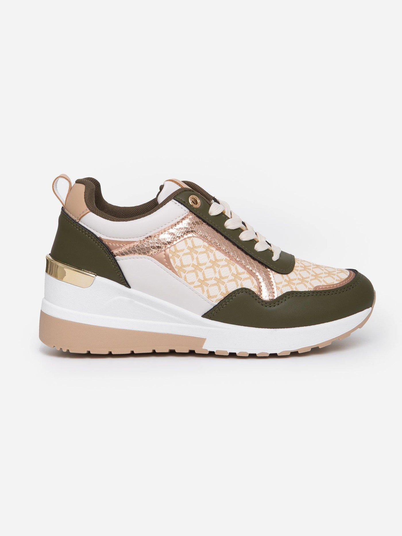 Sneaker Nature Cuña Verde - MMShoes