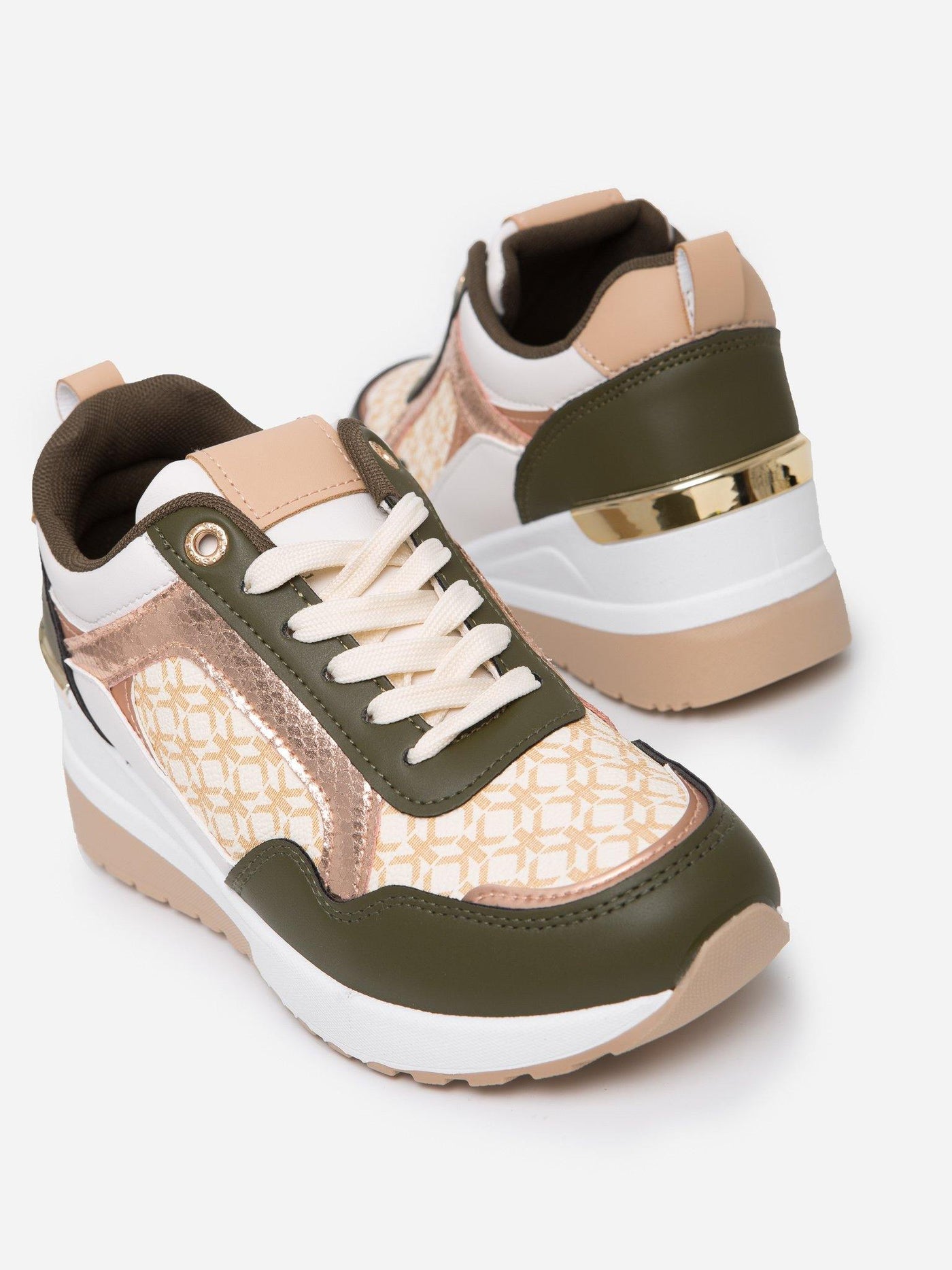 Sneaker Nature Cuña Verde - MMShoes