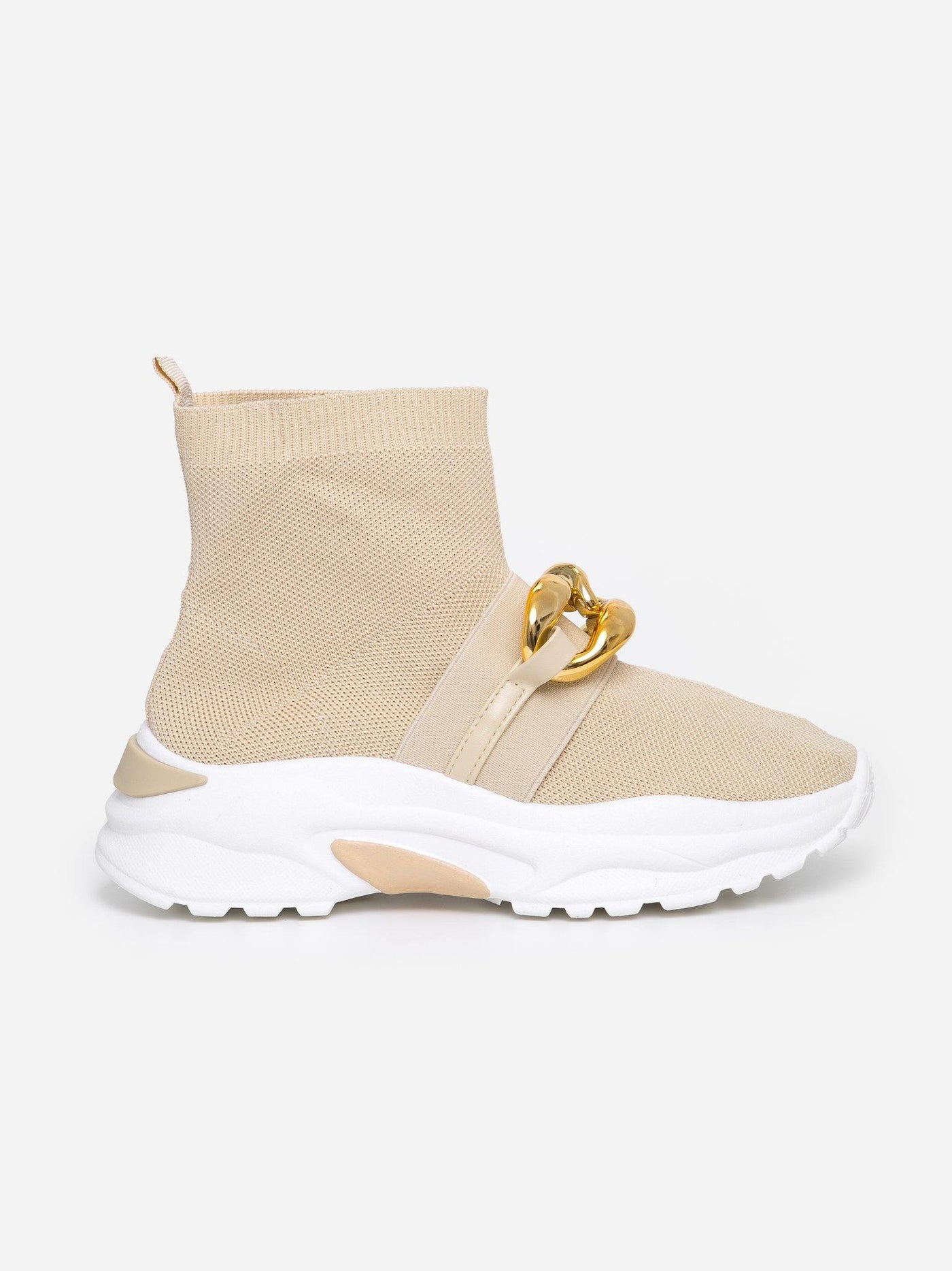 Sneaker Chain Beige - MMShoes