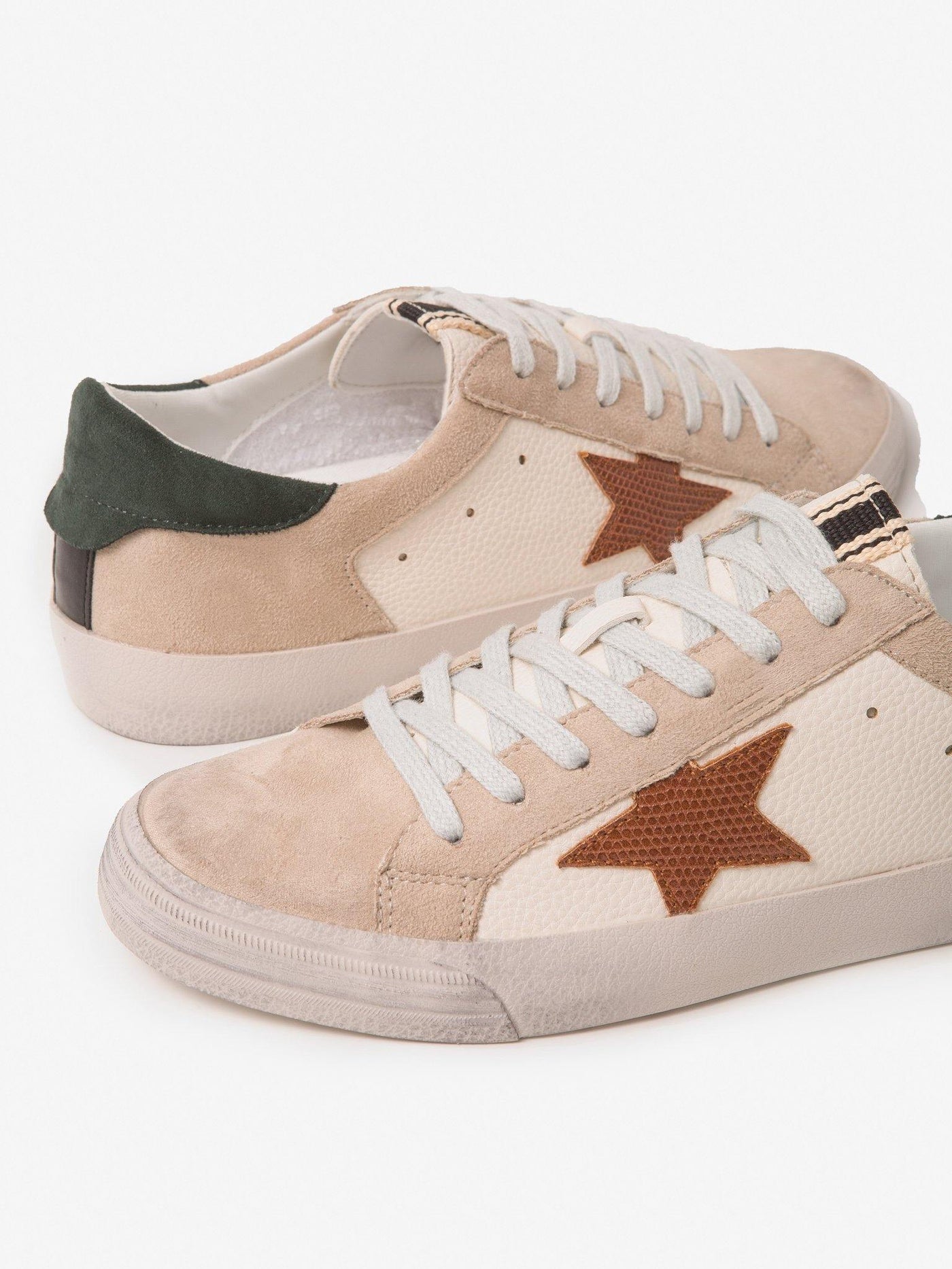 Bamba STAR Taupe/Verde - MMShoes