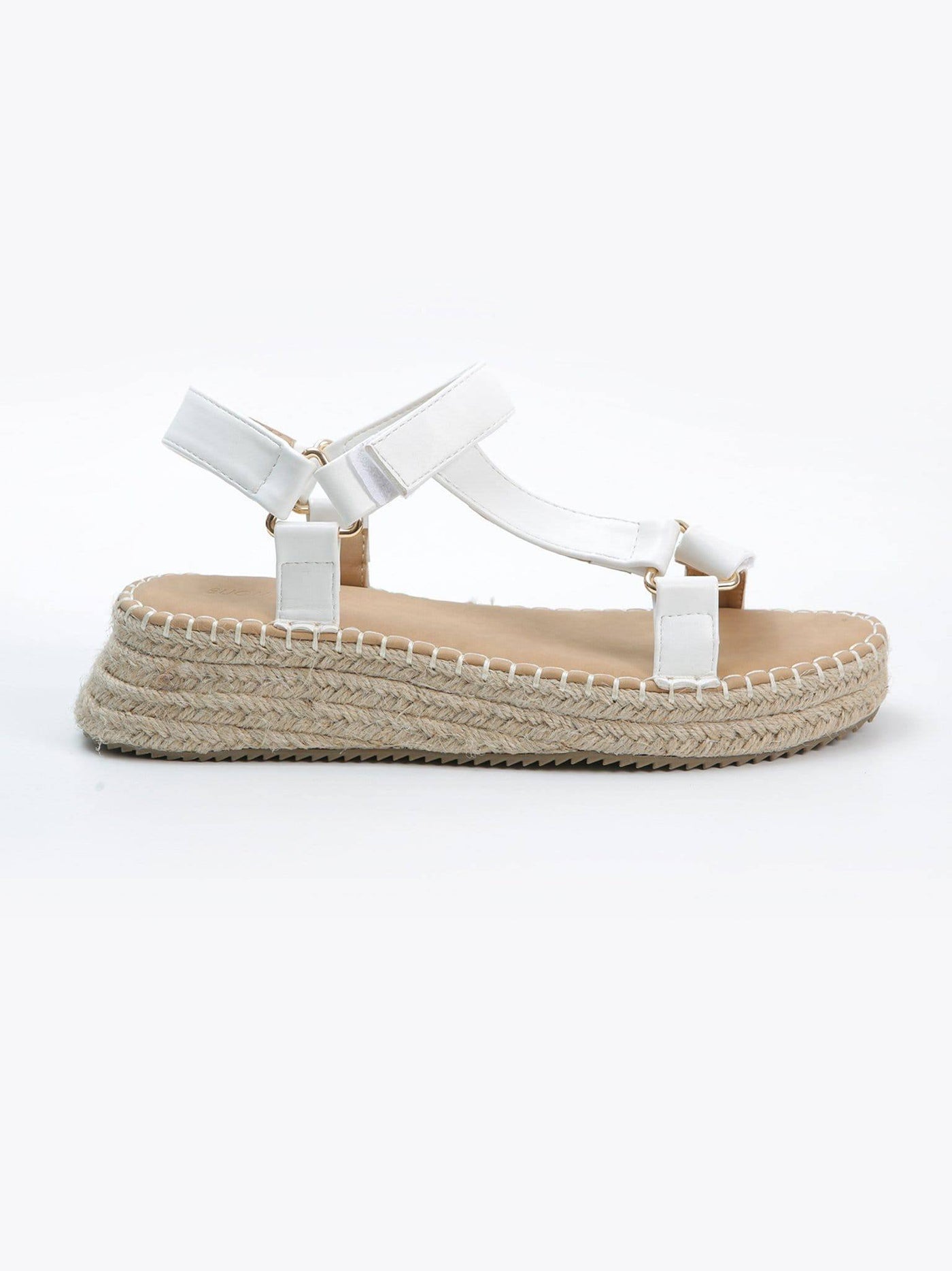 SANDALIA VELCRO BLANCO - MMShoes