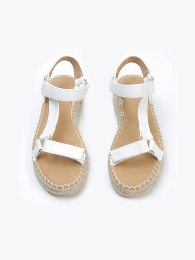 SANDALIA VELCRO BLANCO - MMShoes