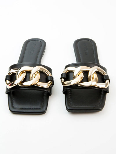 Sandalia Link Negro - MMShoes