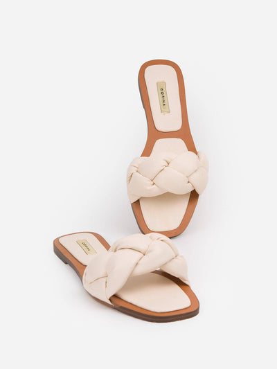 Sandalia Trenzada Beige - MMShoes