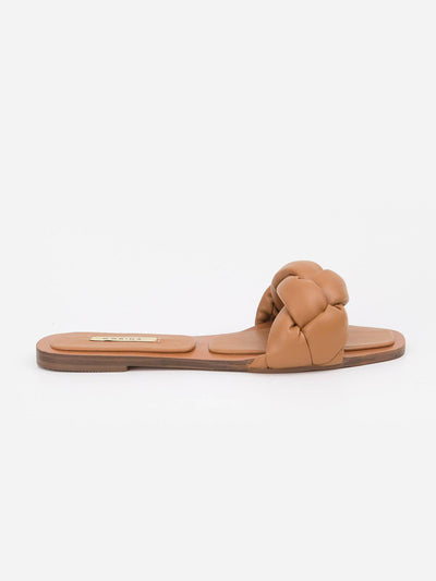 Sandalia Trenzada Camel - MMShoes