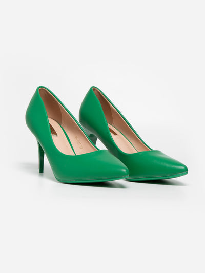 Zapato Tacón Verde