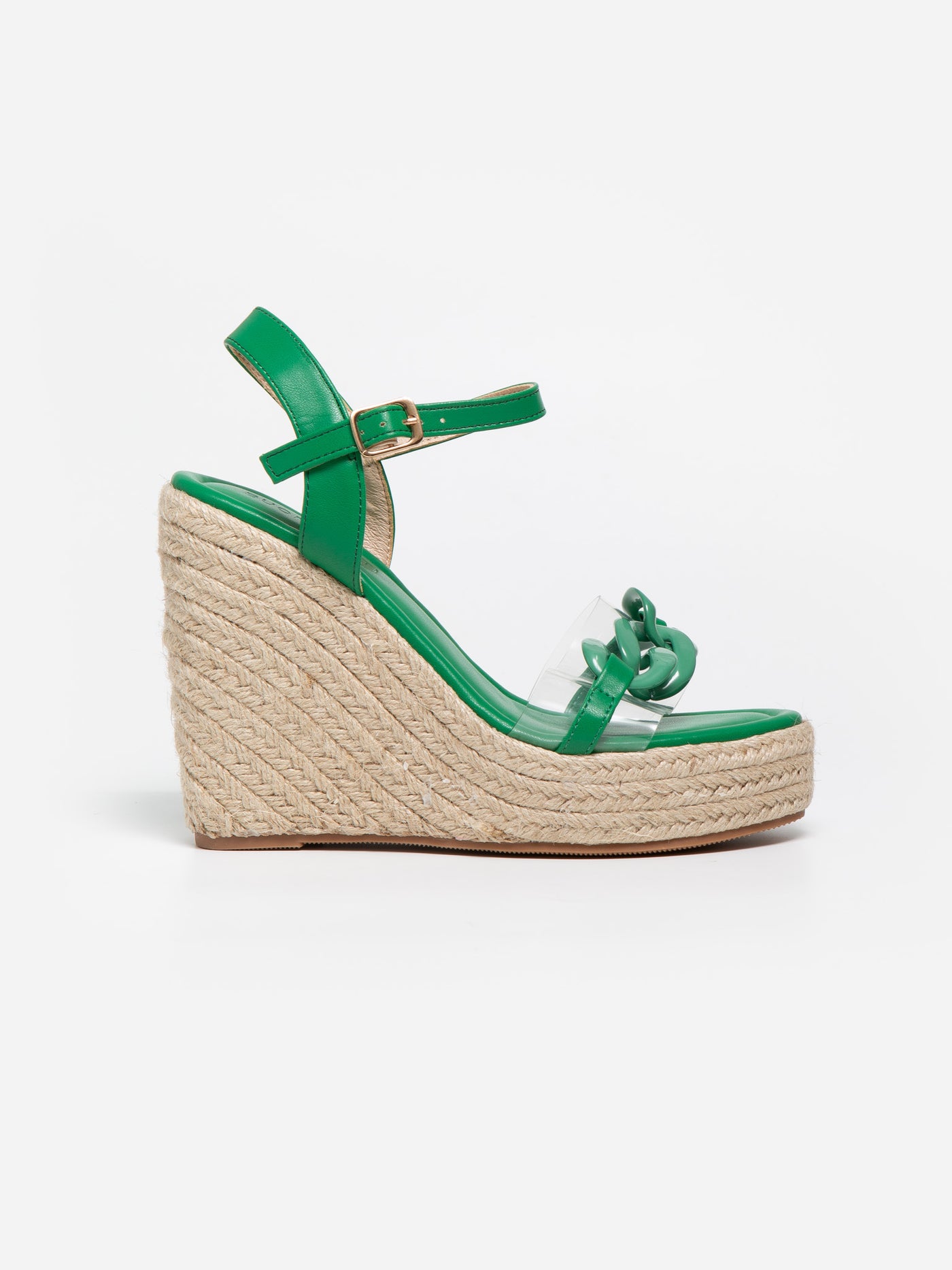 Sandalia Cuña Eslab Verde