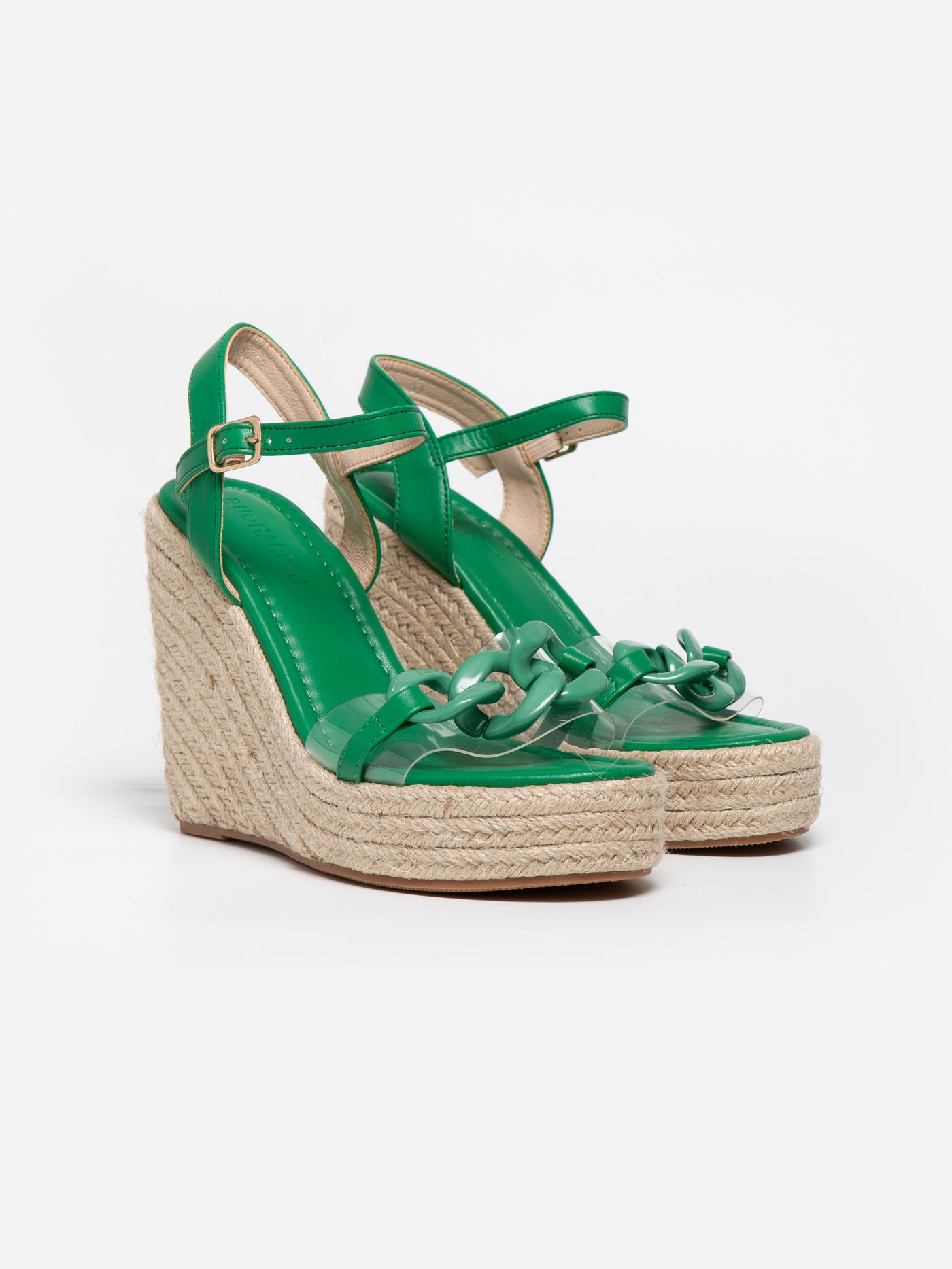 Sandalia Cuña Eslab Verde