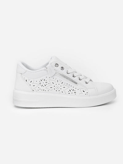 Zapatilla Cutout Blanco - MMShoes