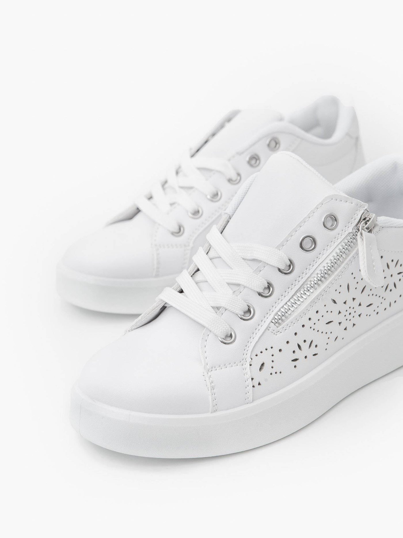 Zapatilla Cutout Blanco - MMShoes